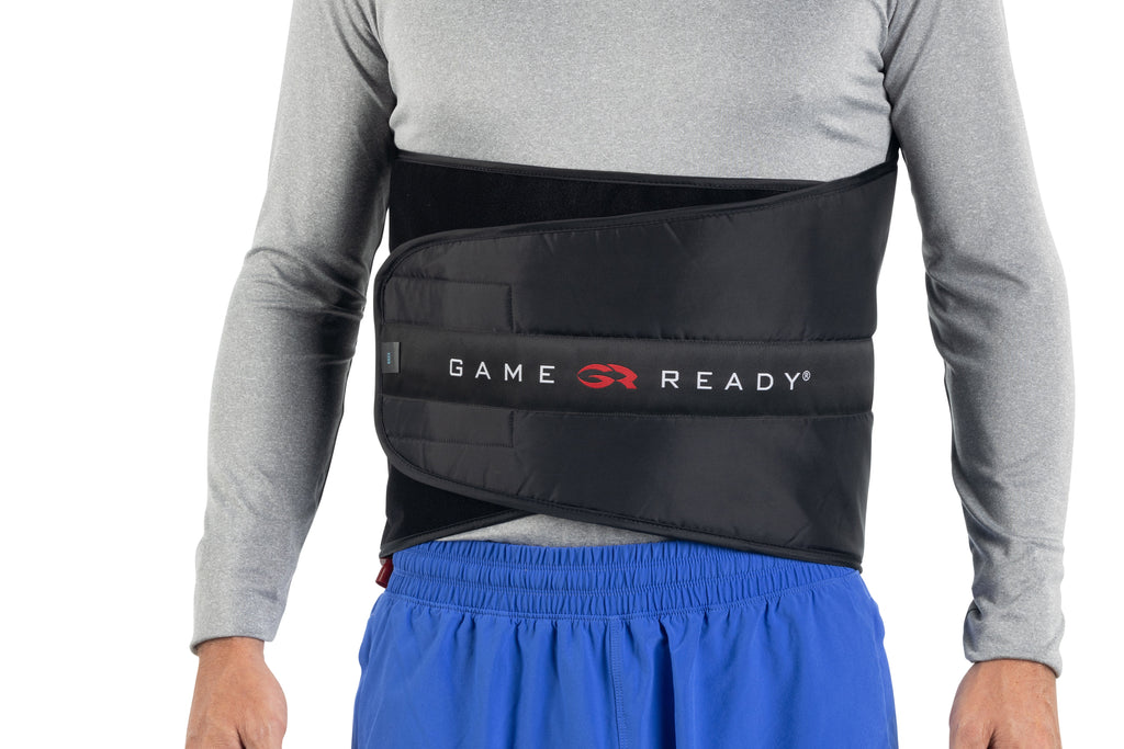 Back Wrap, on model