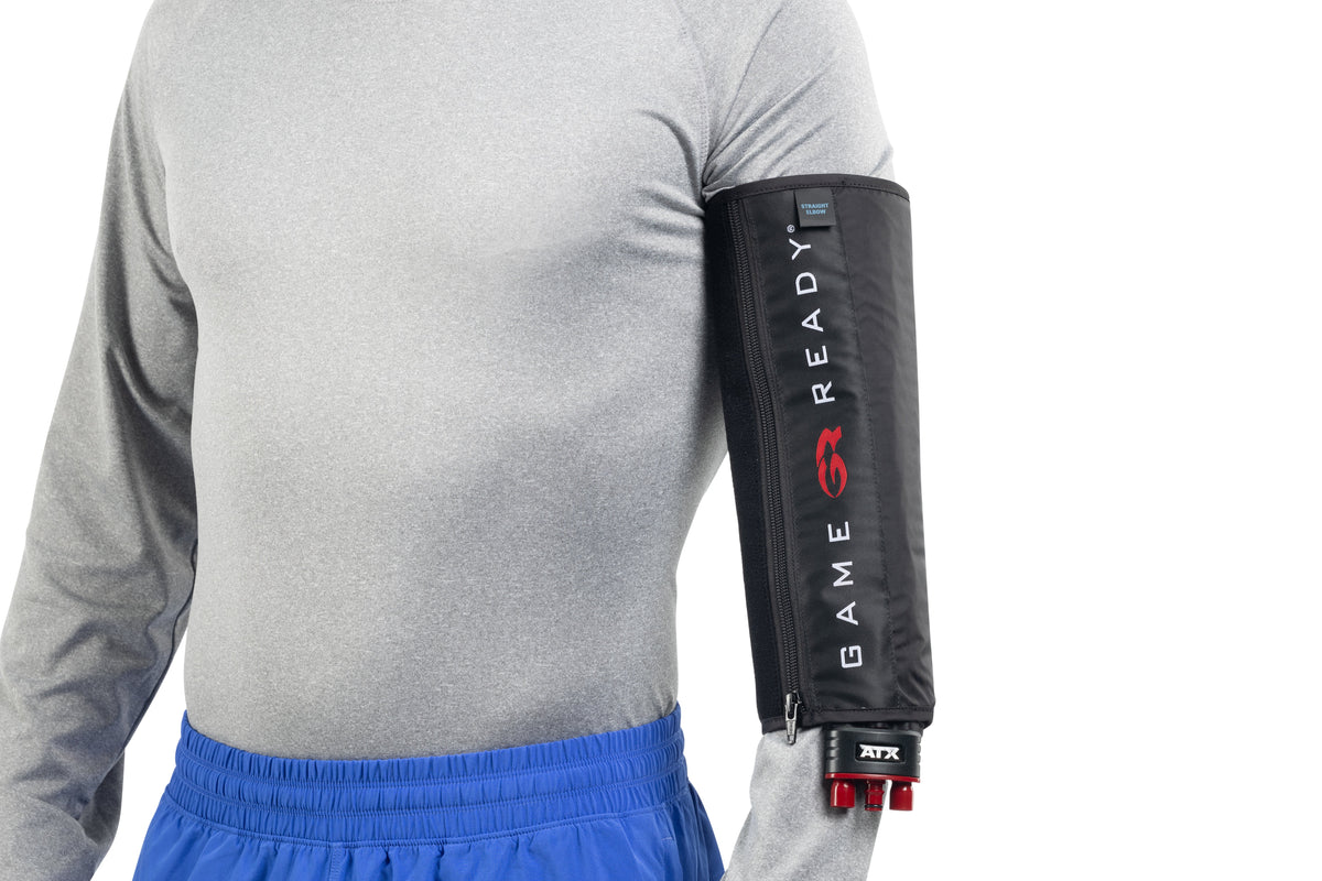 Elbow Wrap — Straight, on model
