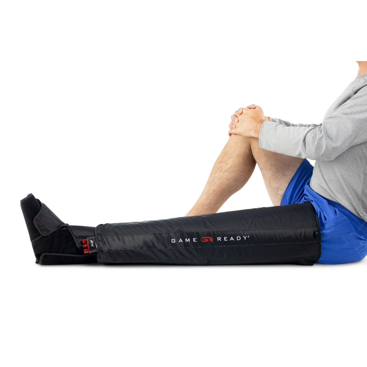 Full Leg Boot Wrap on model